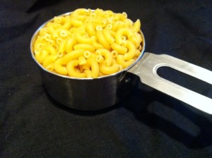 dry macaroni