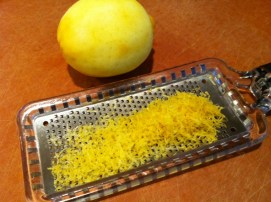lemon zest